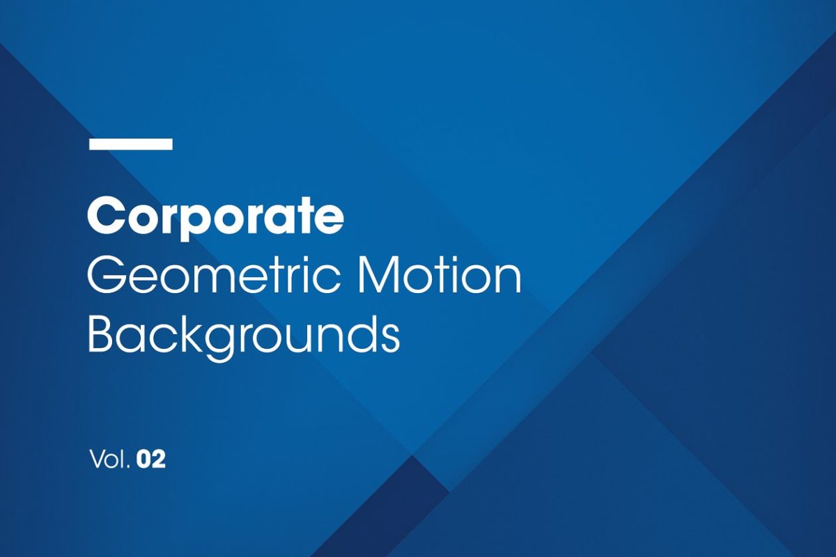 抽象几何背景纹理图形v2 Corporate | Motion Backgrounds | V02