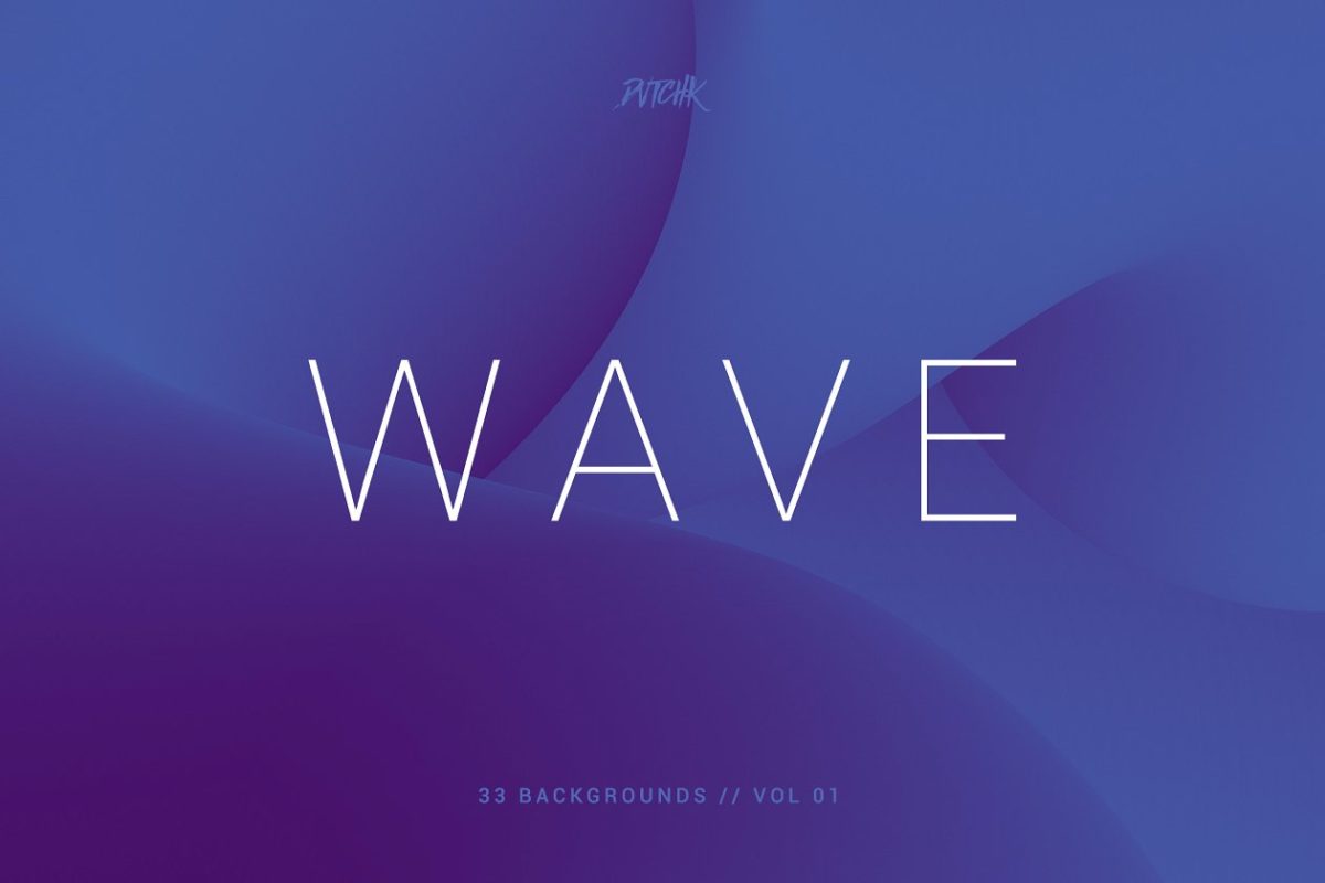 平滑波纹背景纹理 Wave | Smooth Backgrounds | Vol. 01