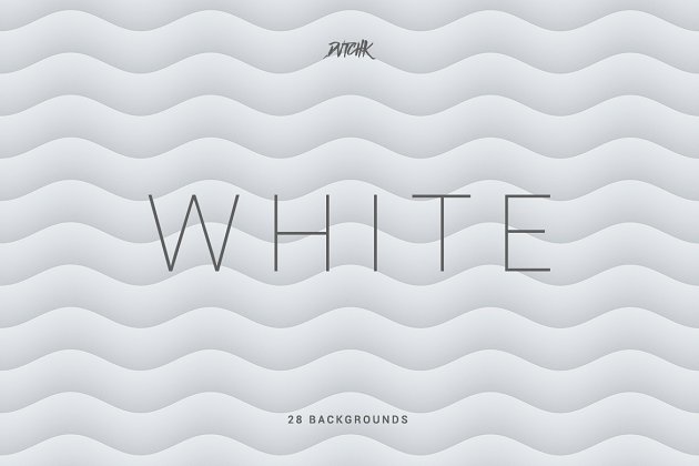 白色柔和抽象波纹背景纹理 White | Soft Abstract Wavy Bgs