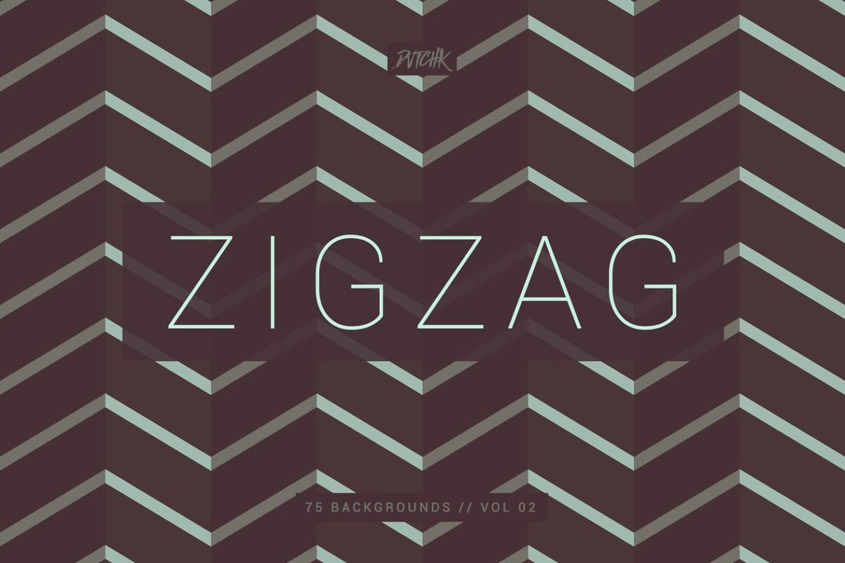 抽象线条图案背景纹理 ZigZag | Seamless Abstract Bgs | V02