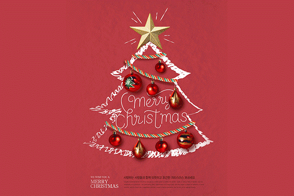 PSD | 圣诞主题素材创意雪人圣诞树铃铛手套袜子广告海报DM
