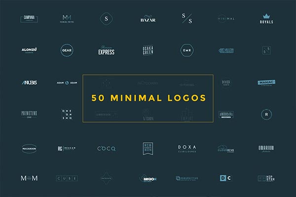 50个时尚高端多用途的logo标志设计模板vol.2