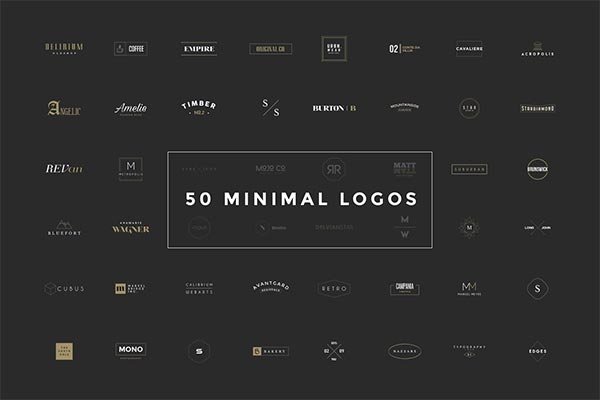 50个时尚高端多用途的logo标志设计模板vol.1
