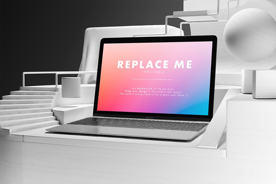 完美的iMac电脑,iPhone,Macbook创意场景样机下载 [PSD]