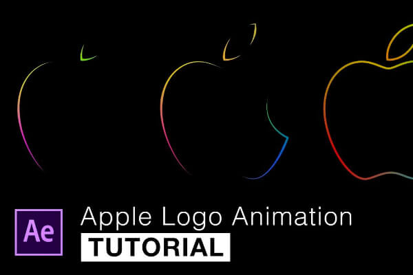 AE 苹果LOGO描边动画教程