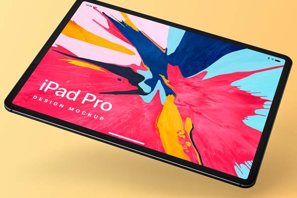 时尚的 iPad Pro 多角度设计展示样机下载 [PSD]