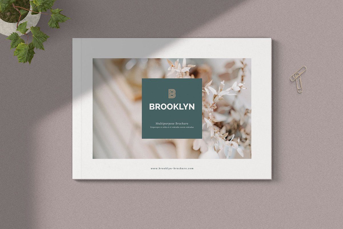 BROOKLYN – 时尚简约多功能企业产品宣传册设计模板