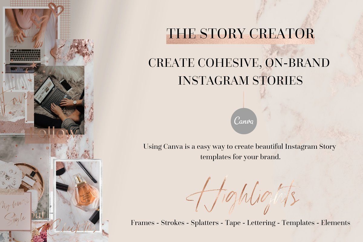 多用途的Instagram精彩故事模板套装