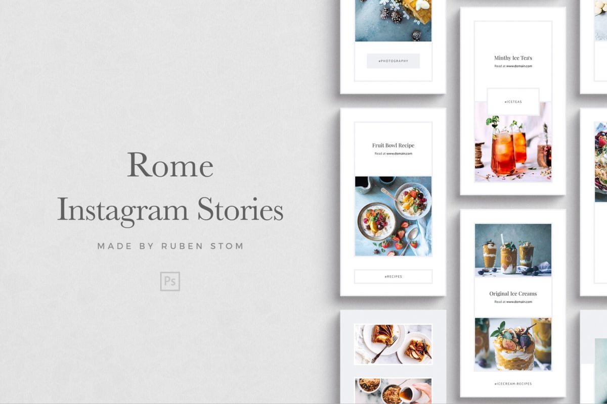 设计图片模板 Rome Instagram Stories