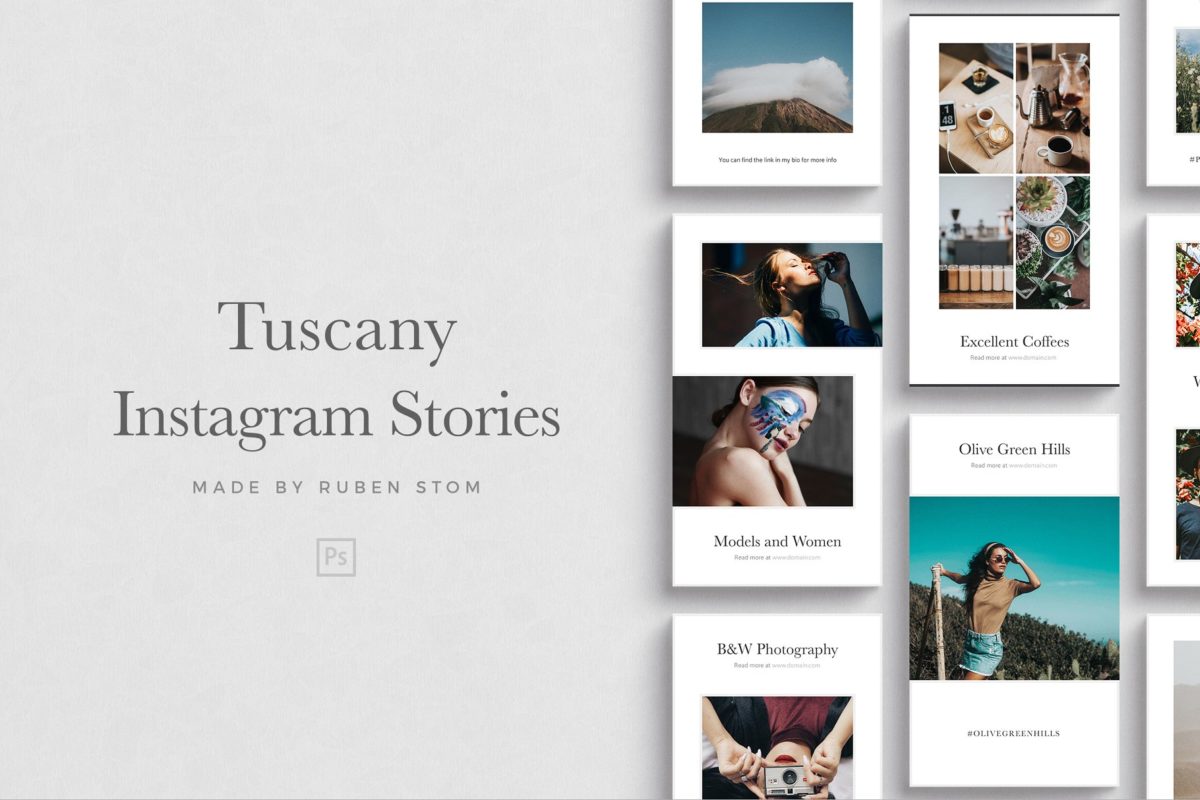 广告图片模板 Tuscany Instagram Stories
