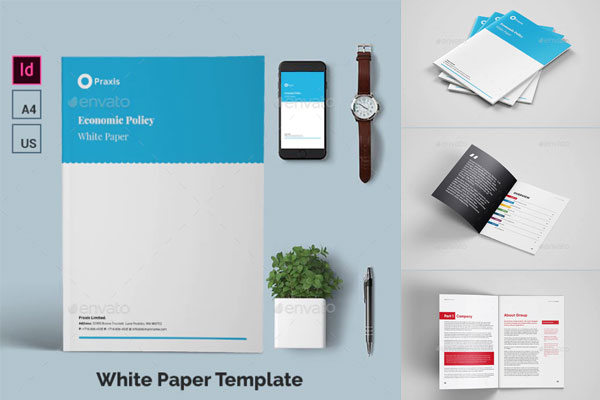 极简主义白皮书企业方案手册设计