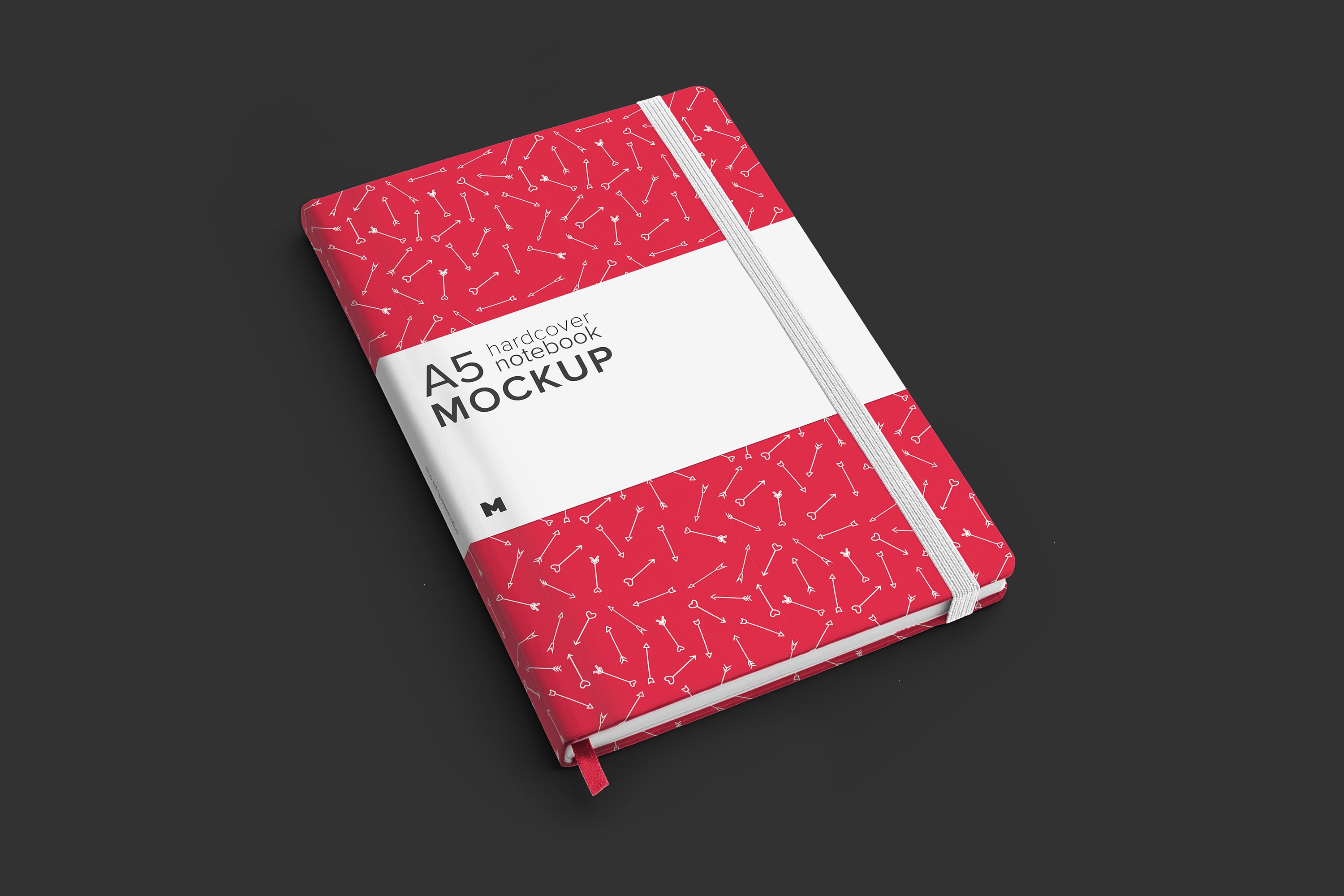 笔记本封面样机 a5 hardcover notebook mockup 01 – 云瑞设计