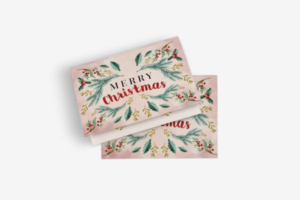 邀请函卡片样机 Greeting Card Mockup 04