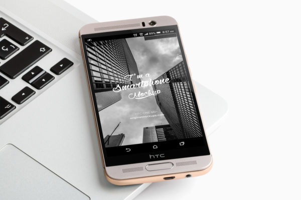 安卓手机样机 HTC One M9+ PSD Mockup 03