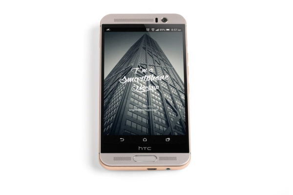 安卓手机样机素材 HTC One M9+ PSD Mockup 04
