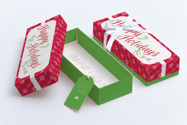 矩形礼盒设计样机 Rectangular Gift Box Mockup 03