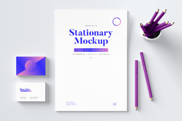 vi文具样机 Stationery Mockup 02