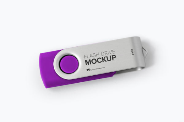 U盘设计样机素材 USB Flash Drive Mockup 01