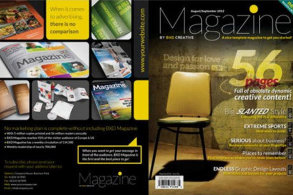 现代多用途的资讯杂志画册设计模板