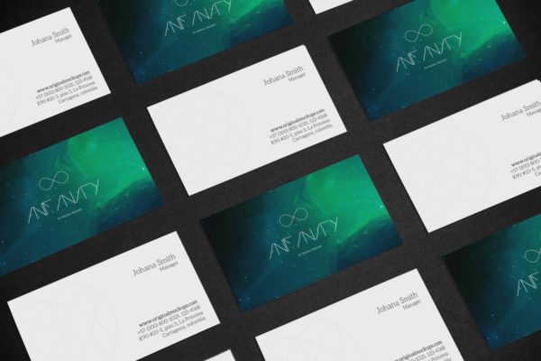 商业名片设计样机 Business Card Mockup 5