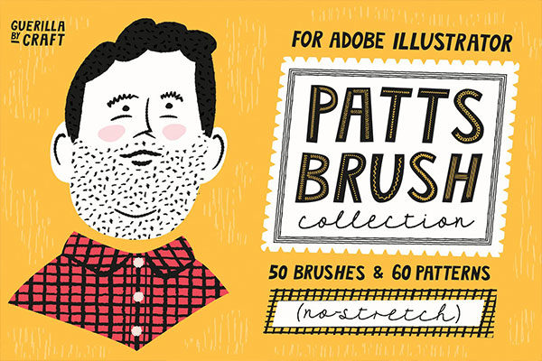 适用于Adobe Illustrator的Patts Brush Collection