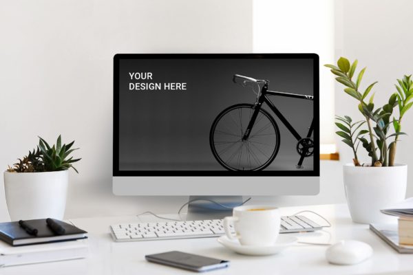 品牌和网页设计展示电脑样机下载[PSD]