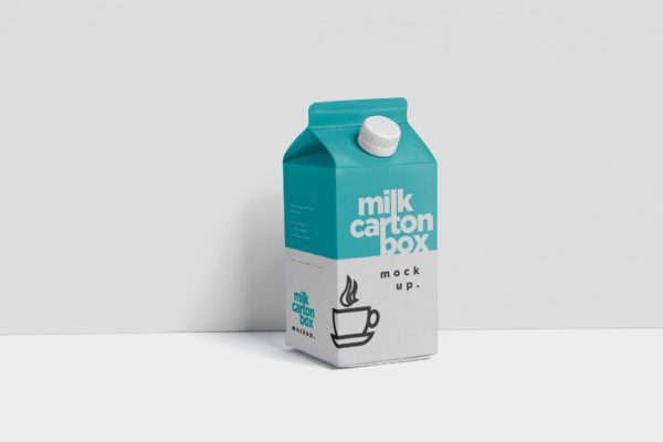 果汁包装水-500毫升纸箱装牛奶样机