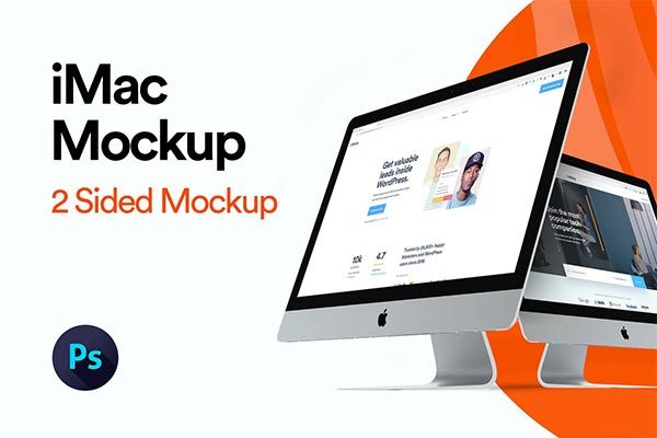 iMac 2019 UI样机展示模型mockups