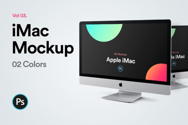 iMac 2019 最新苹果电脑样机下载[PSD]