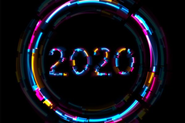 2020抽象霓虹灯效果的广告模板下载[EPS]