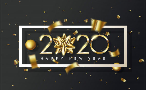 高端2020新年广告元素