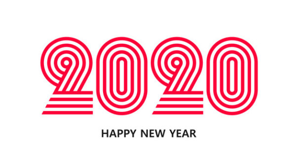 2020新年字体元素