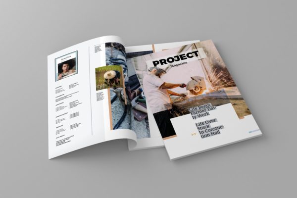 业务促销营销杂志画册设计模板[INDD]