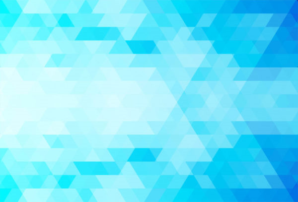 抽象蓝色渐变多边形背景 Abstract blue triangle shapes background Vector