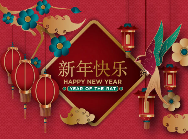 中国传统新年设计元素