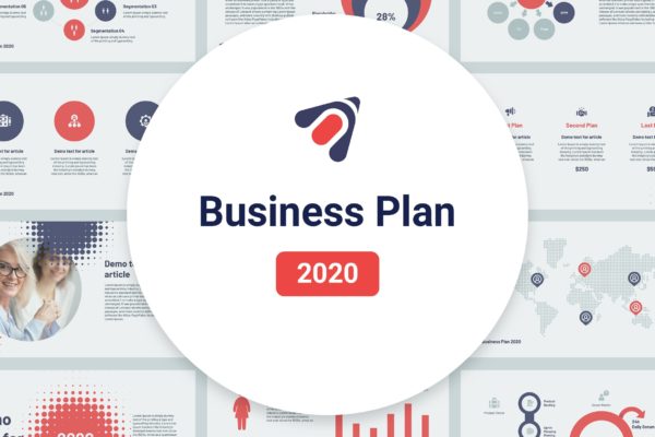 2020商业计划书专用PPT模板[PPTX]