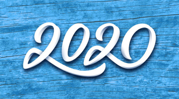 2020春节新年字体元素