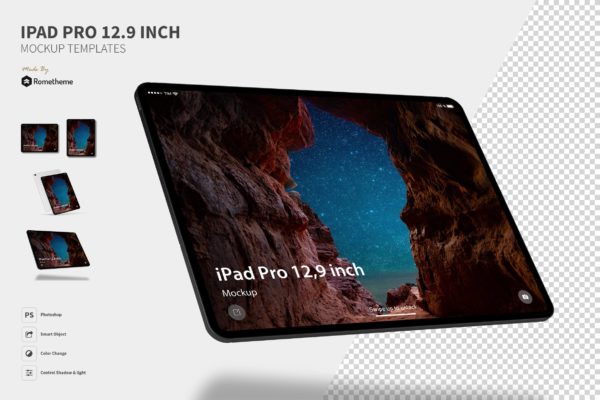 iPad Pro 12.9 inc样机模板