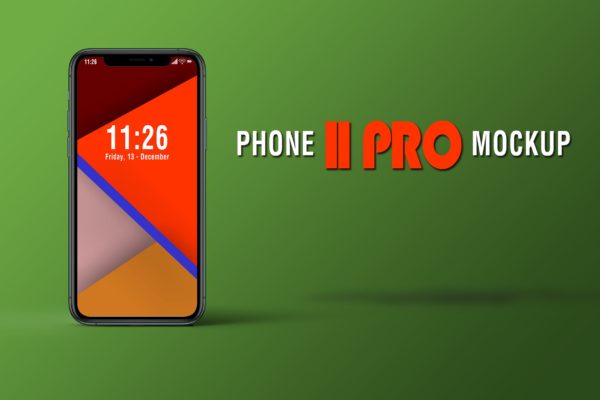 iPHONE 11 PRO 手机样机下载[PSD]