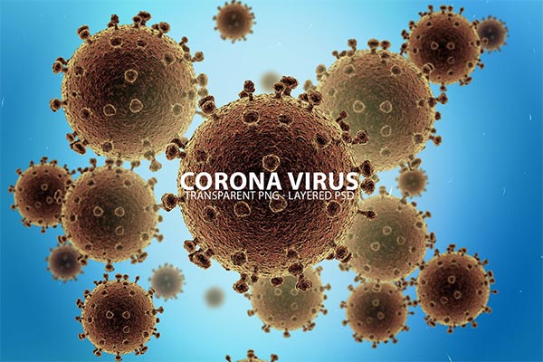 最新的冠状病毒基因DNA插画插图（JPG，PNG，PSD）