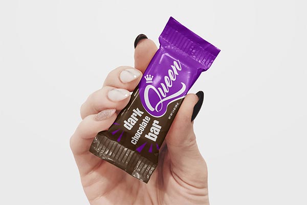 高品质的高端专业巧克力食品包装设计VI样机展示模型mockups