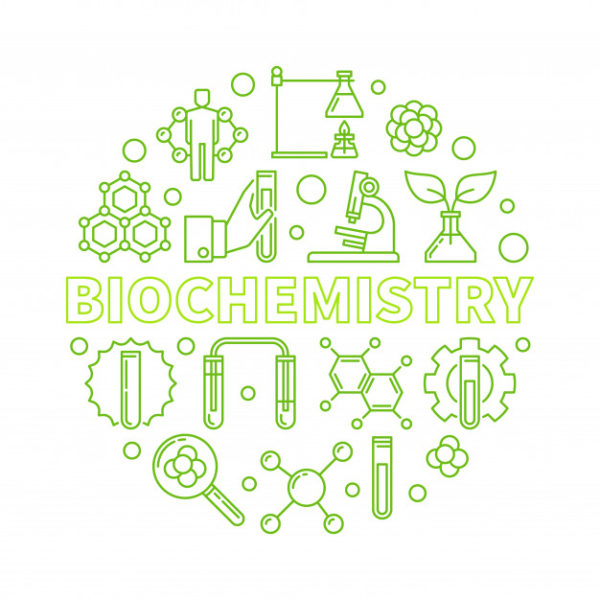 绿色生物化学工程图标插图