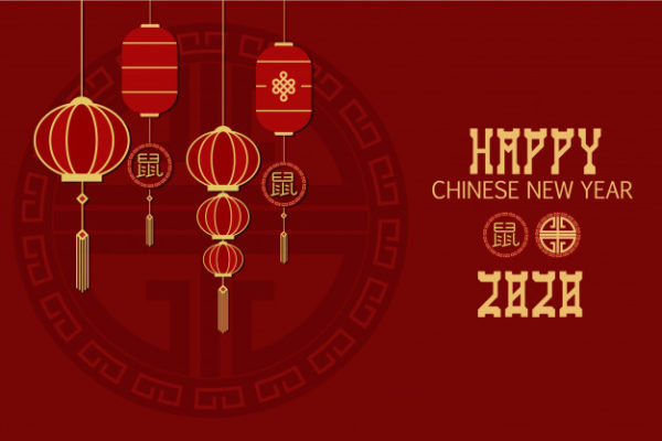 中国风新年背景模板