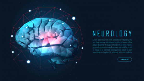 人工智能大脑插图科技背景