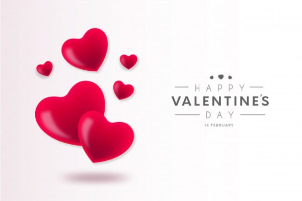 可爱的情人节快乐的背景 Lovely happy valentine’s day background Vector