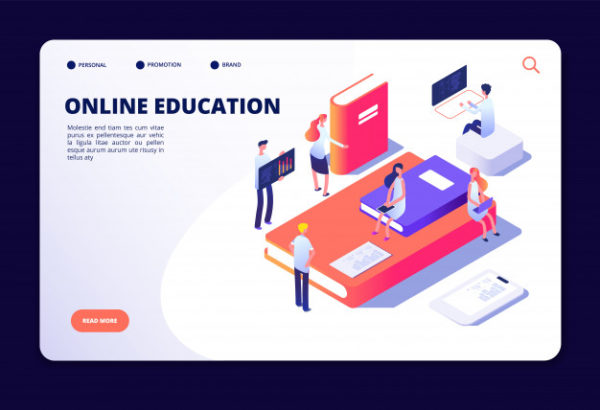 创新网络教育理念网页设计