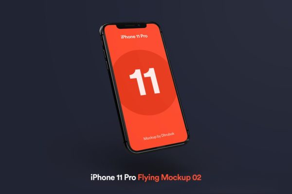 朝右的iPhone 11 Pro 手机样机下载[PSD]