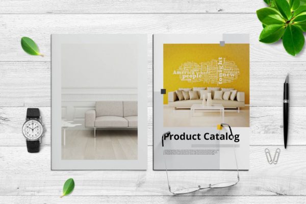 家具产品目录/室内设计杂志画册模板