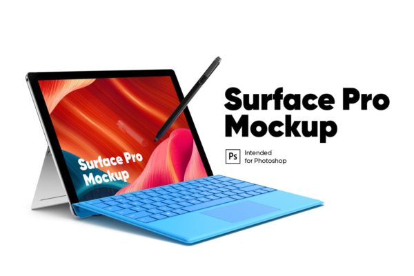 最新的微软 Surface Pro 样机下载 [PSD]