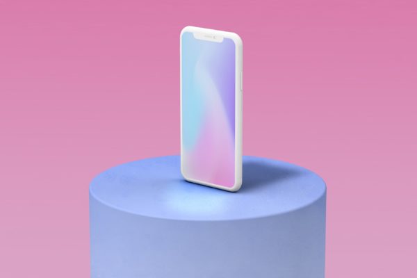 iPhone 11 Pro 简单3D场景样机下载（PSD）
